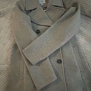 Grey Pea coat
